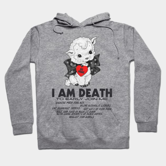 I AM THE DEATH LAMB. Hoodie by darklordpug